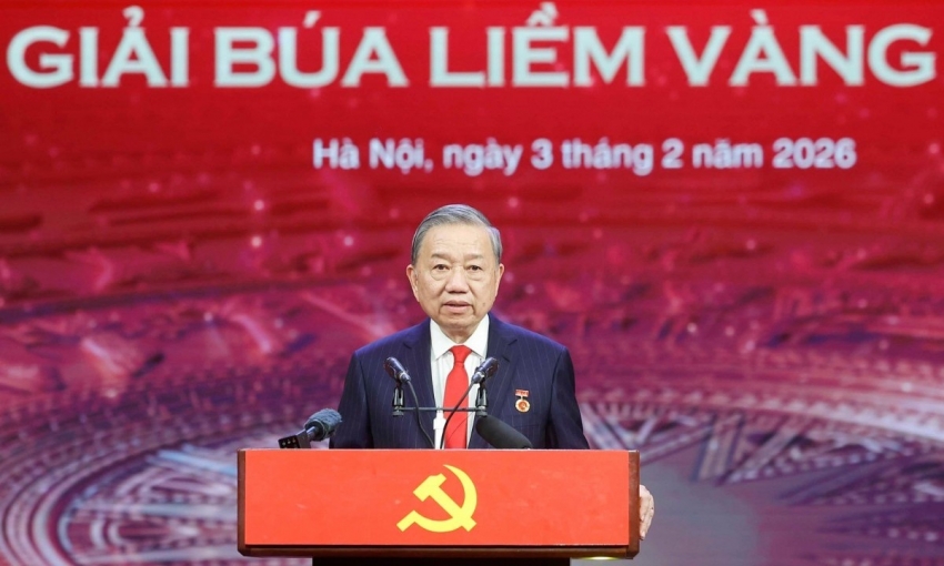 Phát biểu của Tổng Bí thư tại lễ tuyên dương Bí thư chi bộ xuất sắc và trao giải Búa liềm Vàng