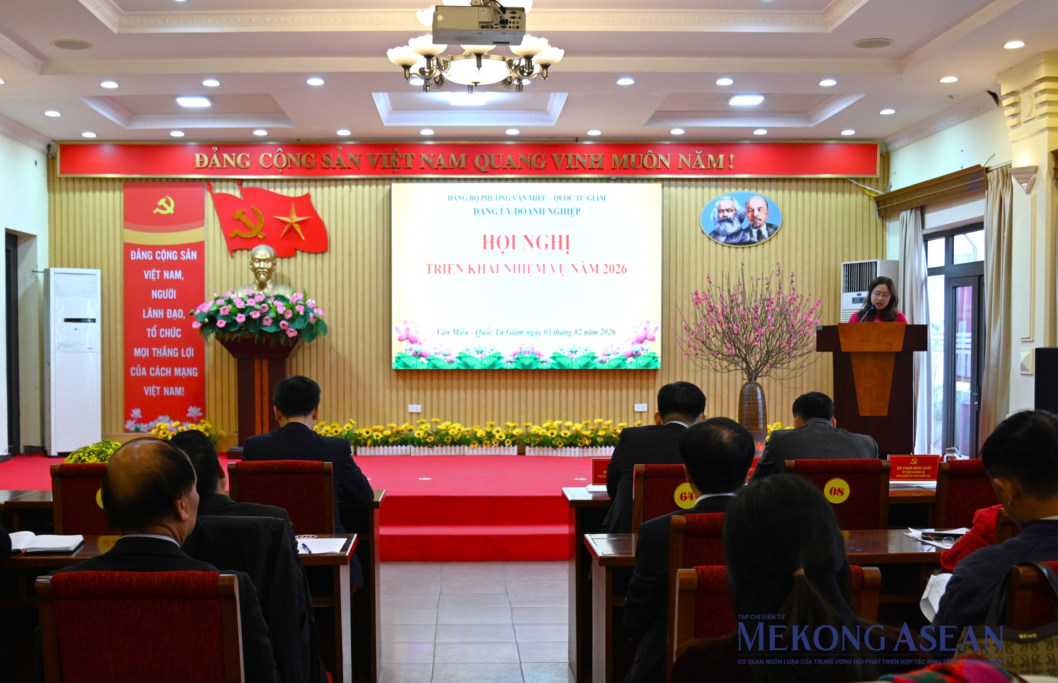 Đảng bộ Doanh nghiệp phường Văn Miếu - Quốc Tử Giám triển khai nhiệm vụ năm 2026