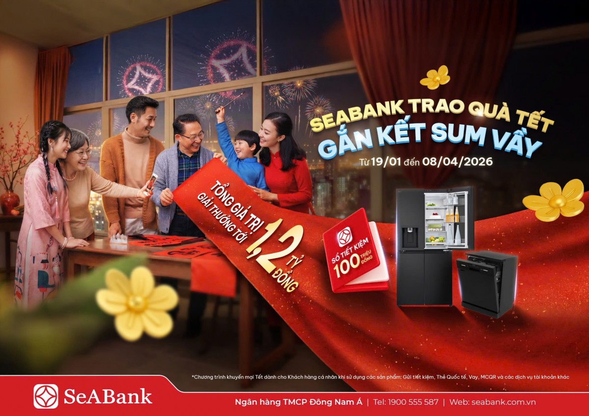 SeABank tri ân khách hàng dịp Tết Bính Ngọ và kỷ niệm 32 năm thành lập