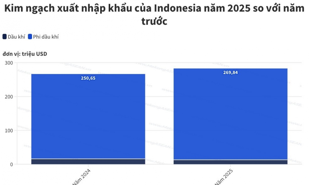 Indonesia xuất siêu hơn 41 tỷ USD trong năm 2025插图