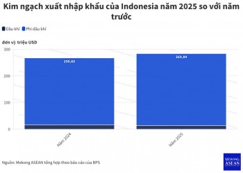 Indonesia xuất siêu hơn 41 tỷ USD trong năm 2025