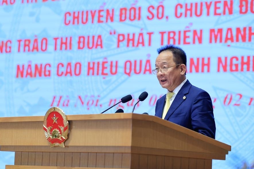 Nhà sáng lập, Chủ tịch Điều hành Tập đoàn T&T Group, ông Đỗ Quang Hiển phát biểu. Ảnh: VGP,