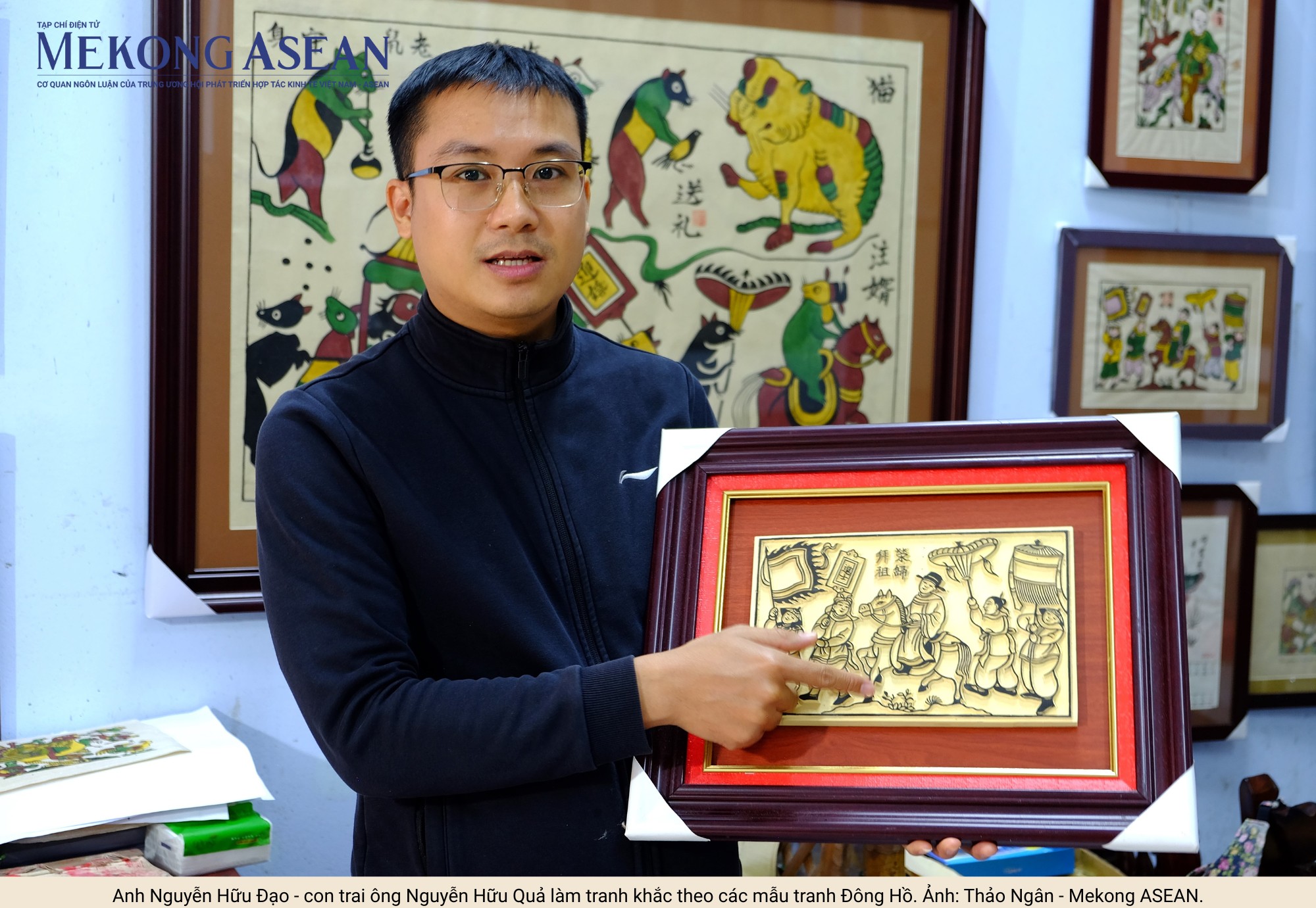 (Bài Tết) Tranh Đông Hồ: Hành trình giữ nghề của một di sản ‘cần bảo vệ khẩn cấp’