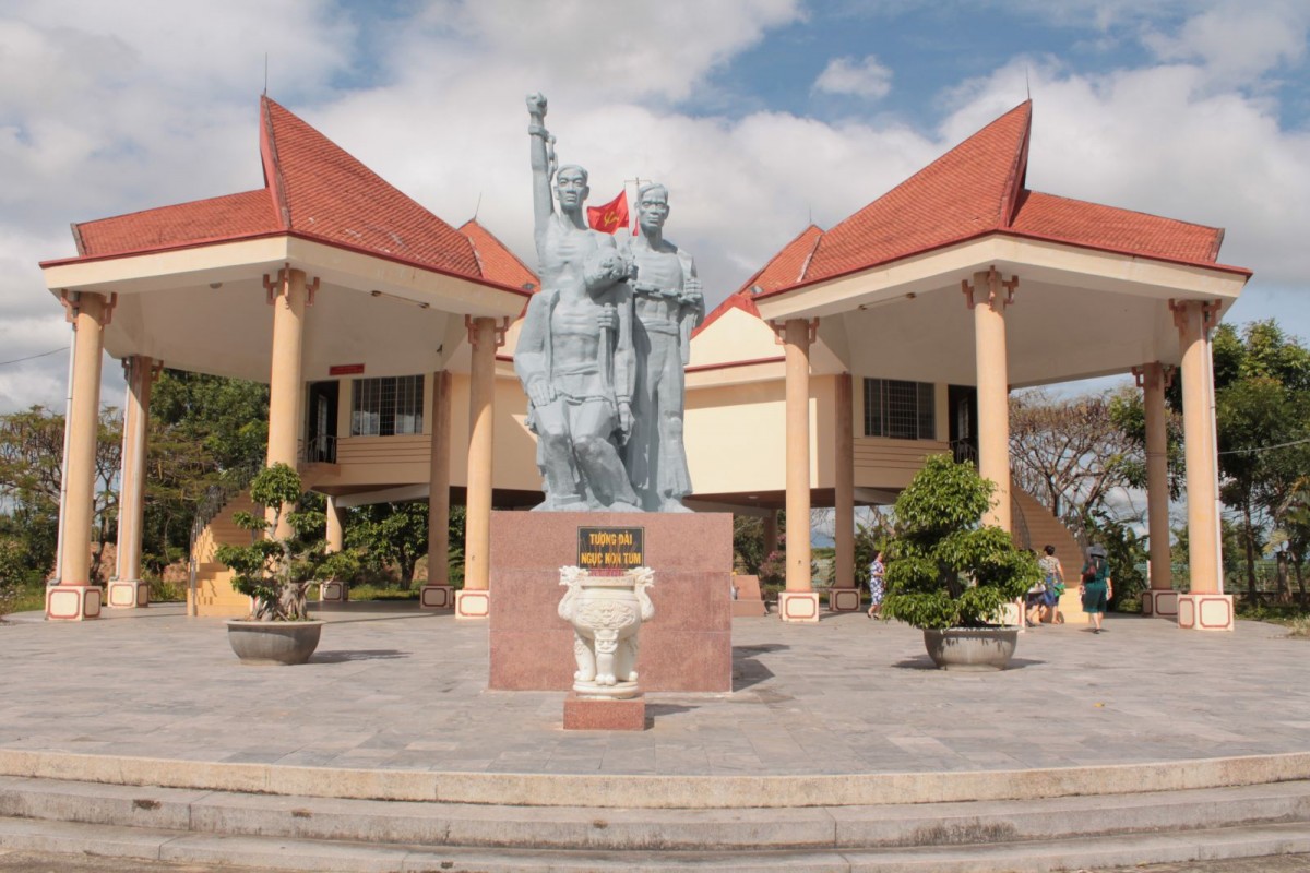 Di tích lịch sử Nhà ngục Kon Tum, phường Kon Tum, tỉnh Quảng Ngãi. Ảnh: VGP.