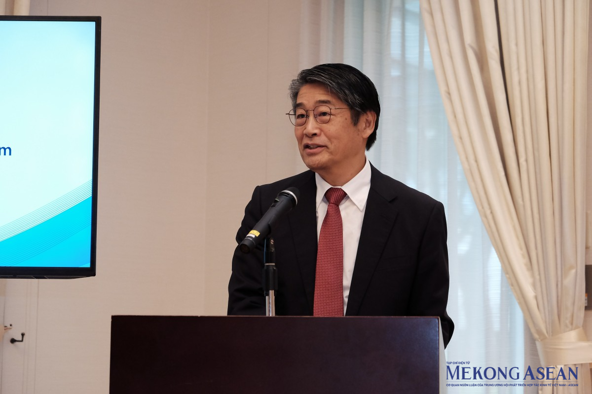 Đại sứ Nhật Bản tại Việt Nam Ito Naoki ngày 12/2. Ảnh: Tùng Dương/Mekong ASEAN