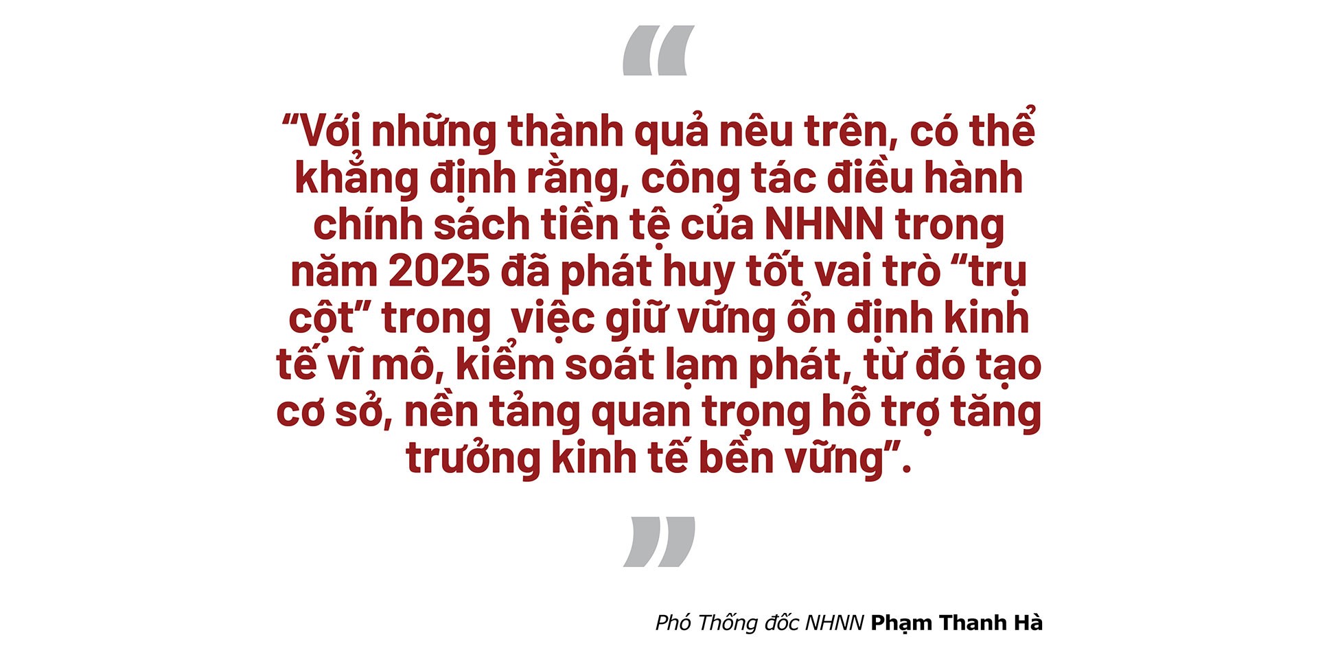 Ngân hàng Nhà nước: Tăng trưởng kinh tế cao phải đi đôi với ổn định vĩ mô