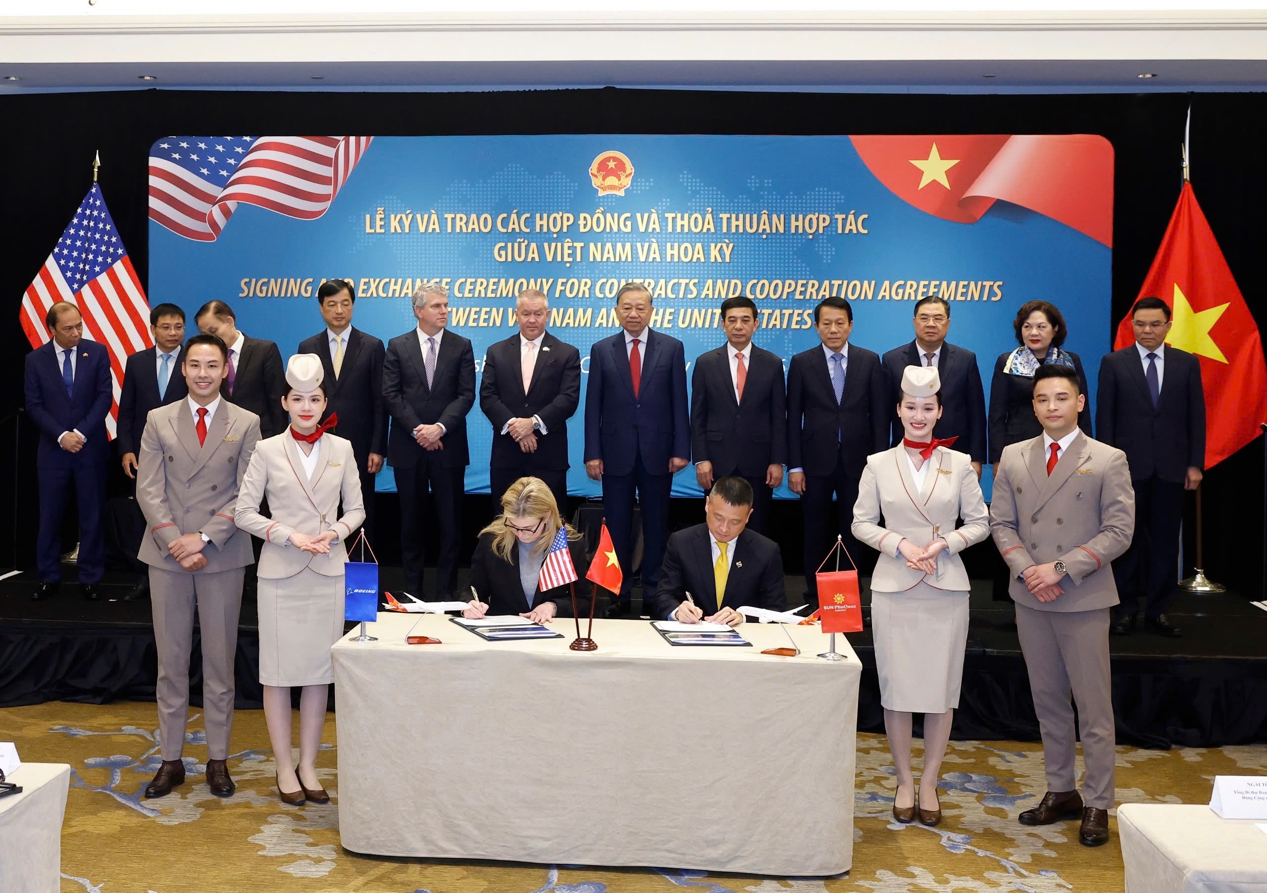 Boeing và Sun PhuQuoc Airways ký thỏa thuận mua 40 tàu bay trị giá 22,5 tỷ USD