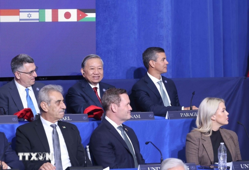 Tổng Bí thư dự cuộc họp khai mạc Hội đồng Hòa bình về Dải Gaza