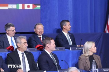 Tổng Bí thư dự cuộc họp khai mạc Hội đồng Hòa bình về Dải Gaza