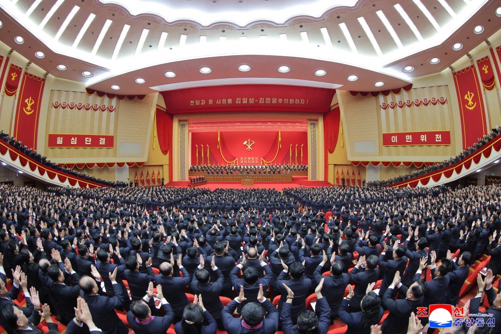 Quang cảnh Đại hội lần thứ IX của Đảng Lao động Triều Tiên. Ảnh: KCNA