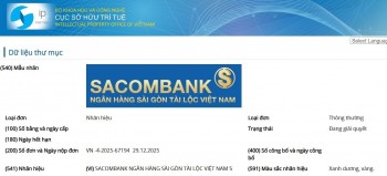 Sacombank đăng ký nhãn hiệu Ngân hàng Sài Gòn Tài Lộc Việt Nam