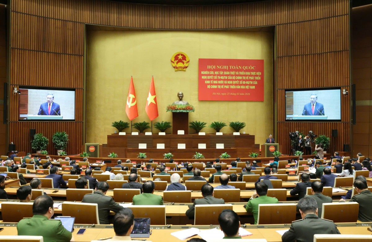 Tổng Bí thư phát biểu tại Hội nghị toàn quốc quán triệt, triển khai các Nghị quyết số 79, 80