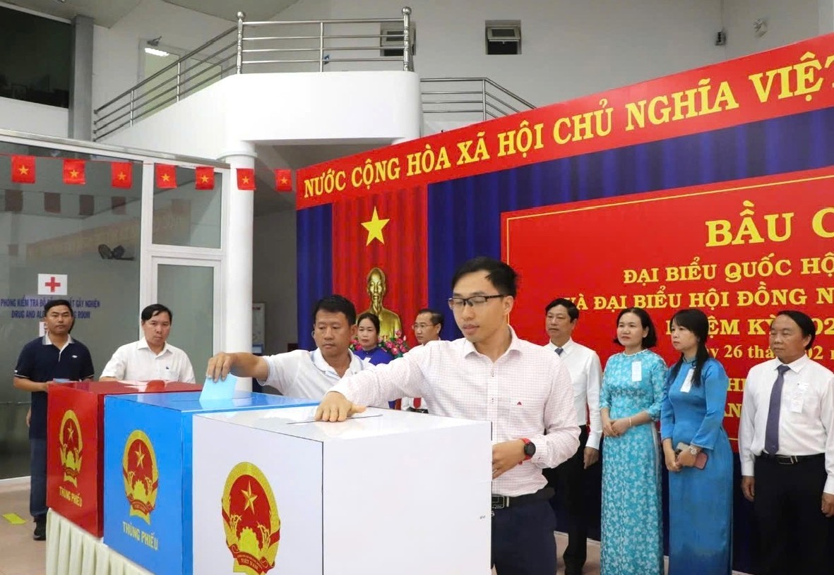 4 khu vực của TP HCM tiến hành bỏ phiếu bầu cử sớm