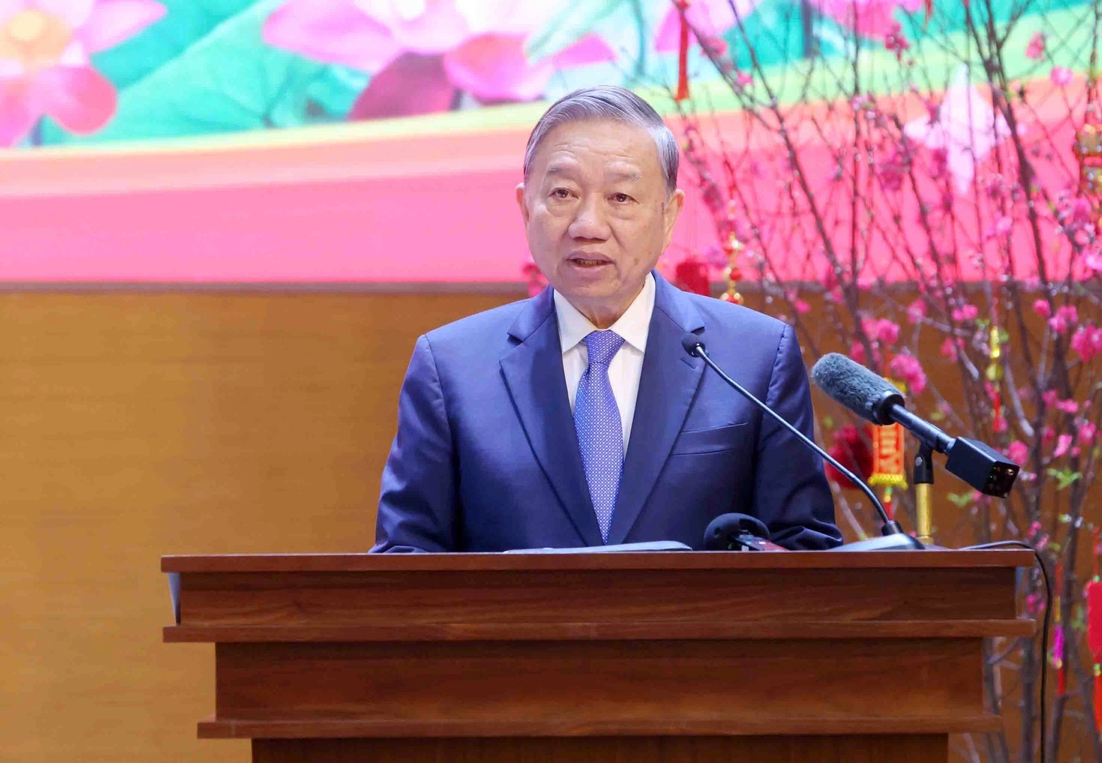 Tổng Bí thư Tô Lâm thăm và chúc Tết cán bộ, chiến sỹ Cục An ninh điều tra