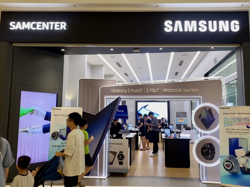Samsung trở lại vị trí số một thế giới trong quý 2/2026 với 24% thị phần. Ảnh: Hà Anh/Mekong ASEAN.
