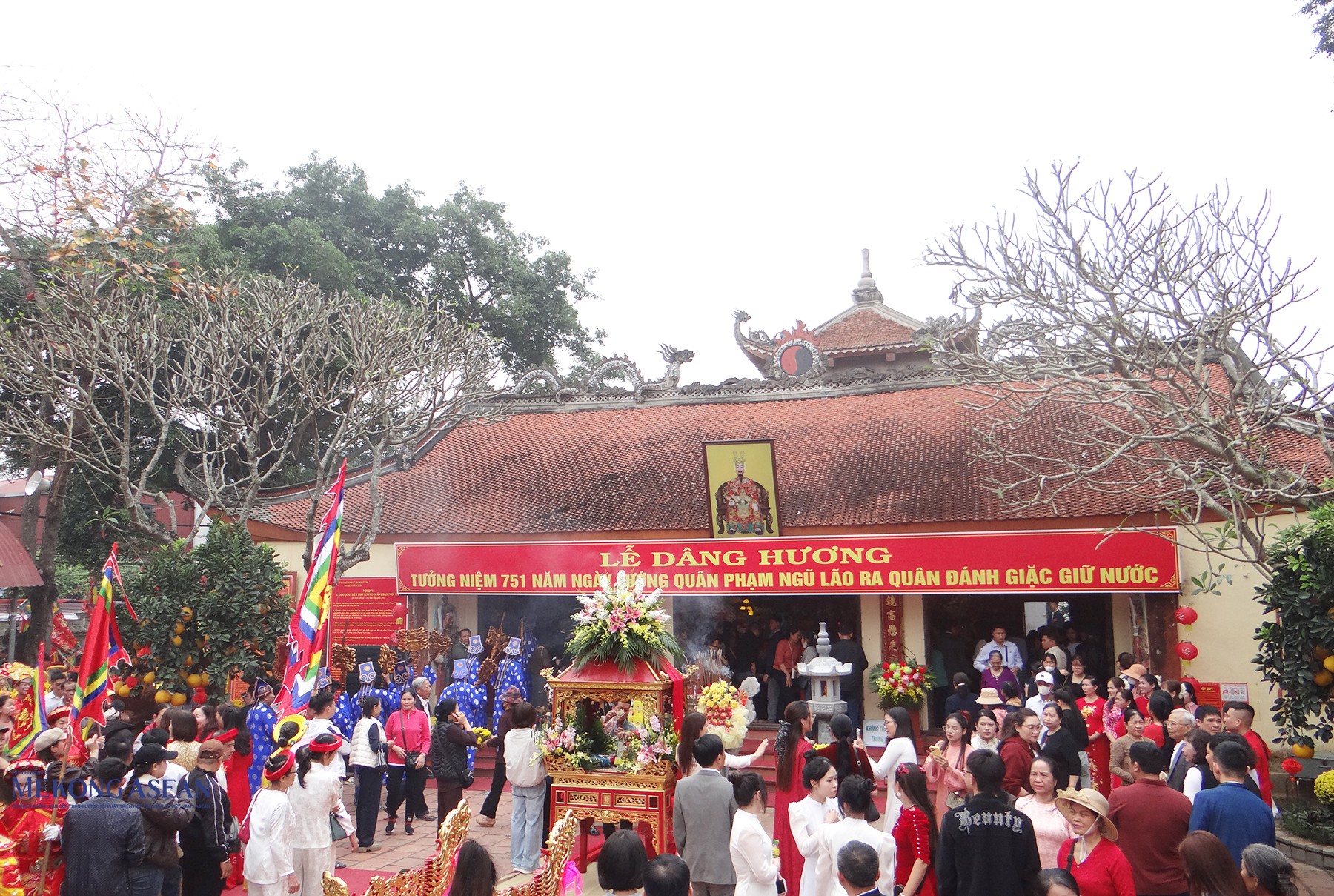 Hưng Yên tưởng niệm 751 năm ngày Tướng quân Phạm Ngũ Lão ra quân đánh giặc