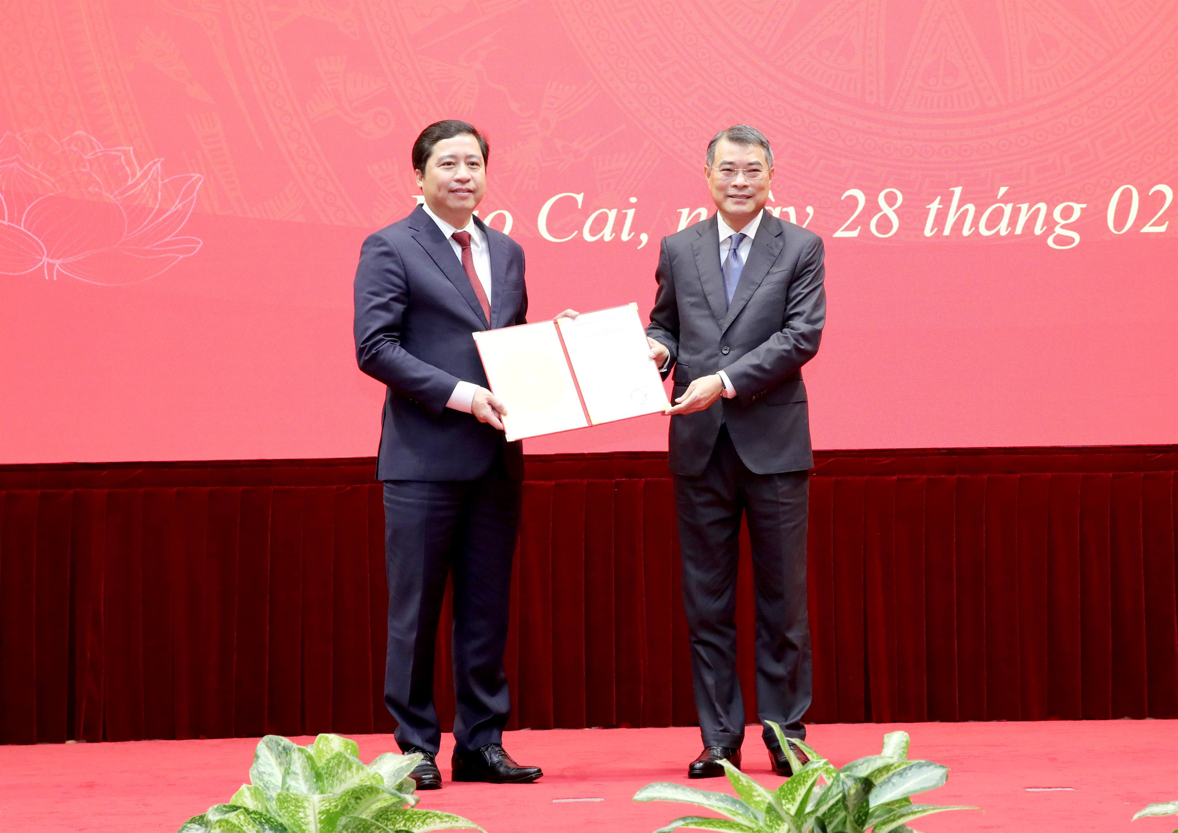 Phó tổng Thanh tra Chính phủ Dương Quốc Huy làm Bí thư Tỉnh ủy Lào Cai