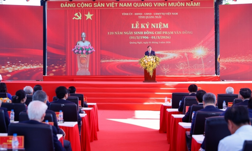 Kỷ niệm 120 năm ngày sinh cố Thủ tướng Phạm Văn Đồng
