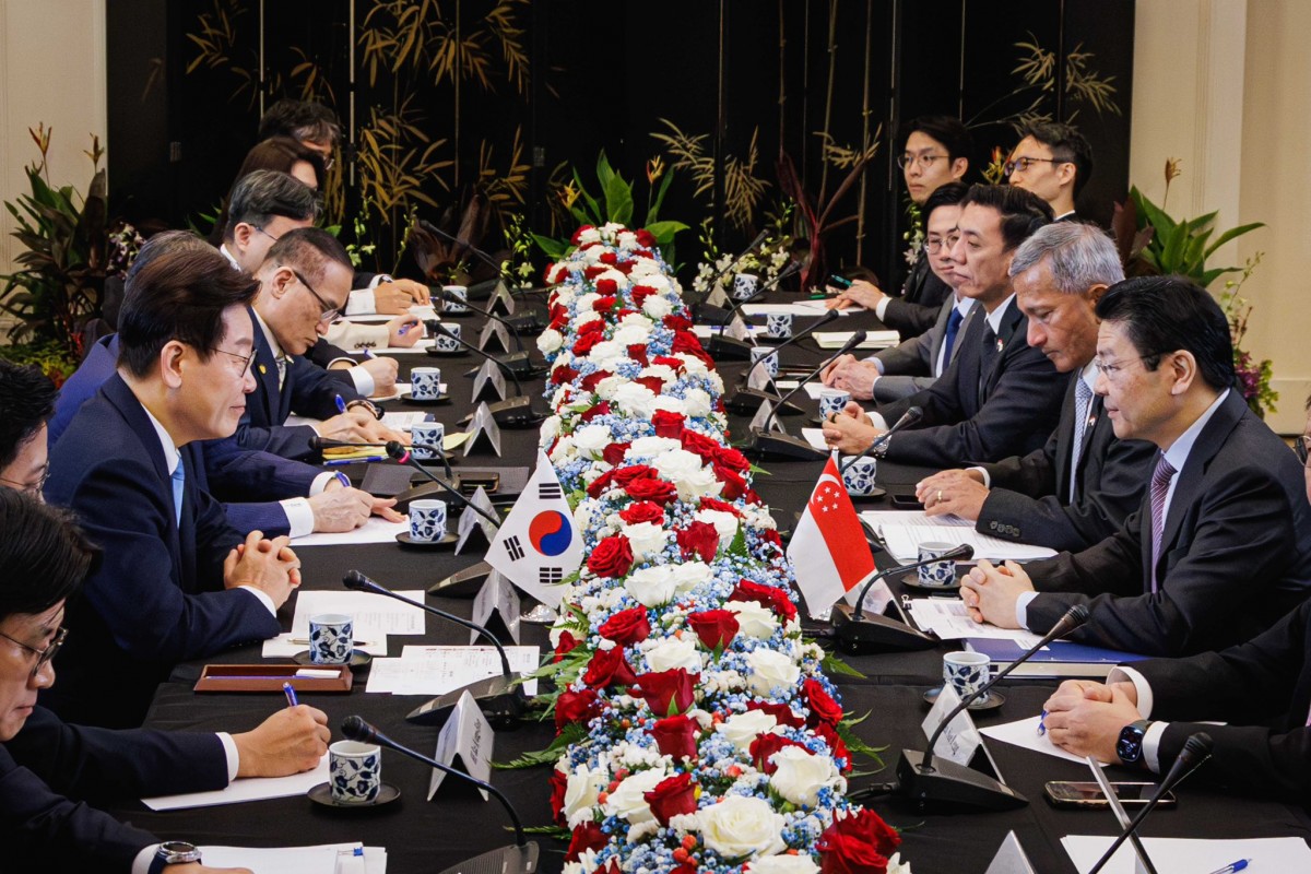 Quang cảnh cuộc gặp ngày 2/3. Ảnh: Facebook/@Lawrence Wong