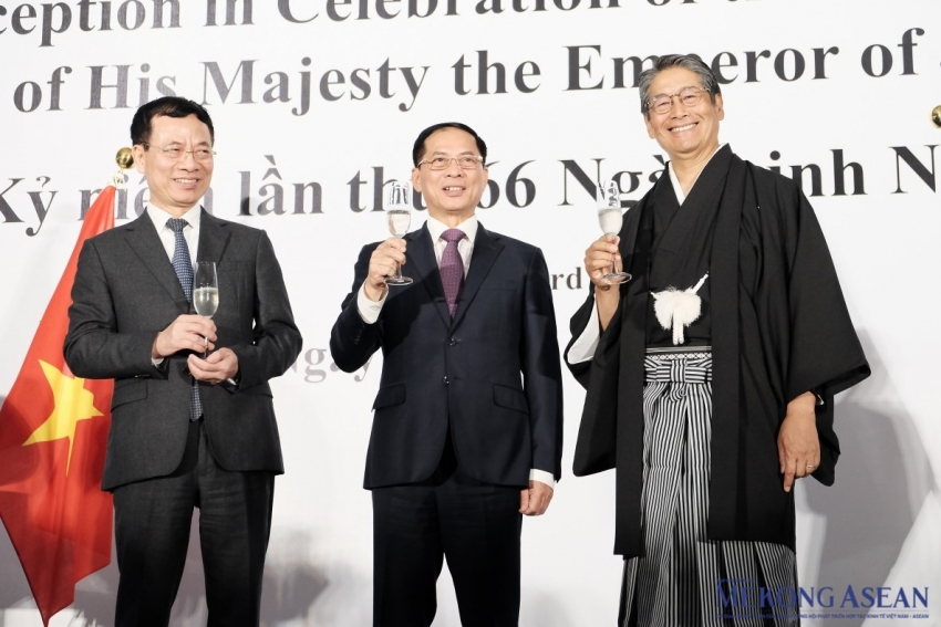 Đại sứ quán Nhật Bản tổ chức Lễ kỷ niệm ngày sinh Nhật Hoàng