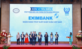 Eximbank được vinh danh tổ chức tín dụng tiêu biểu về thông tin tín dụng năm 2025