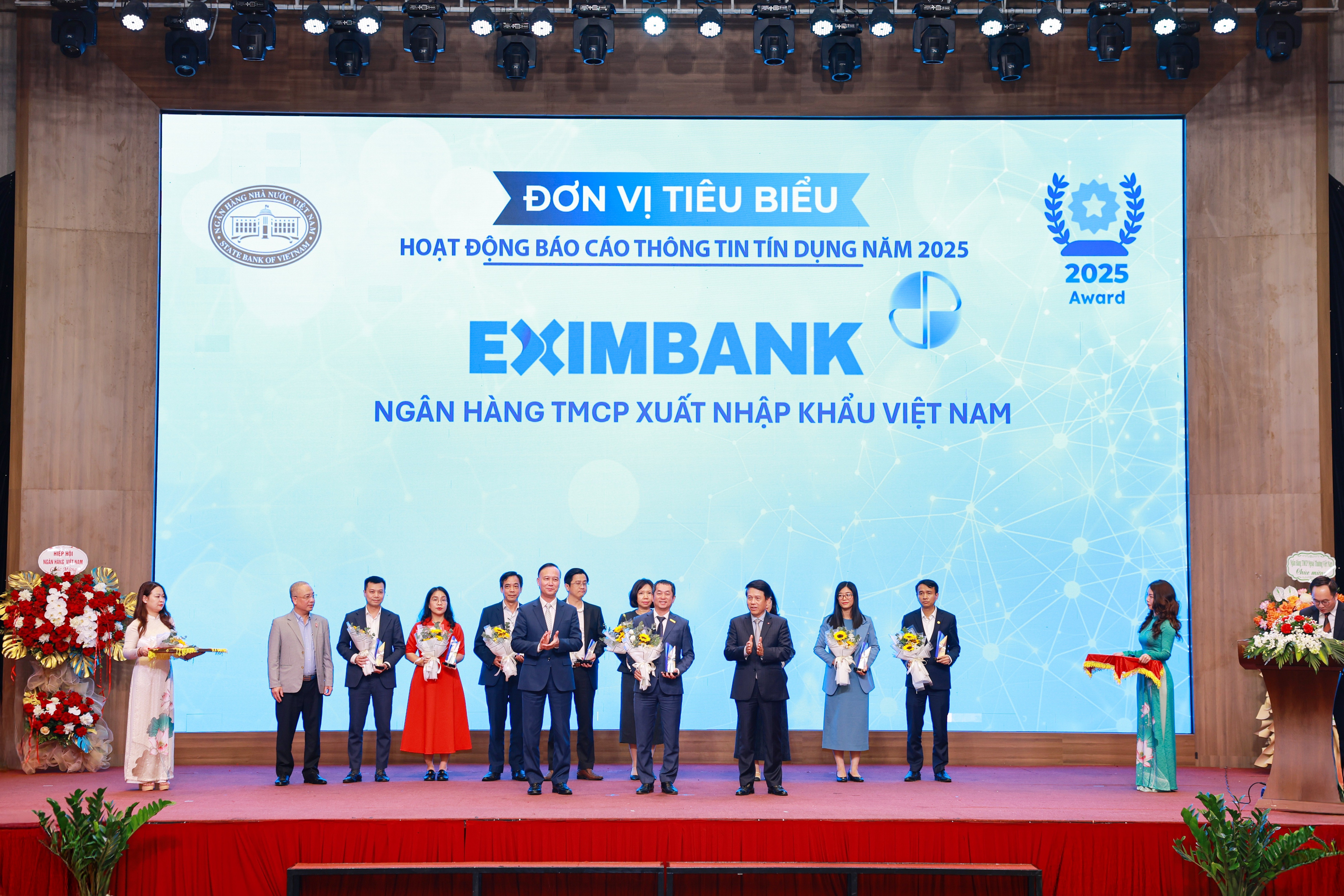 Eximbank được vinh danh tổ chức tín dụng tiêu biểu về thông tin tín dụng năm 2025