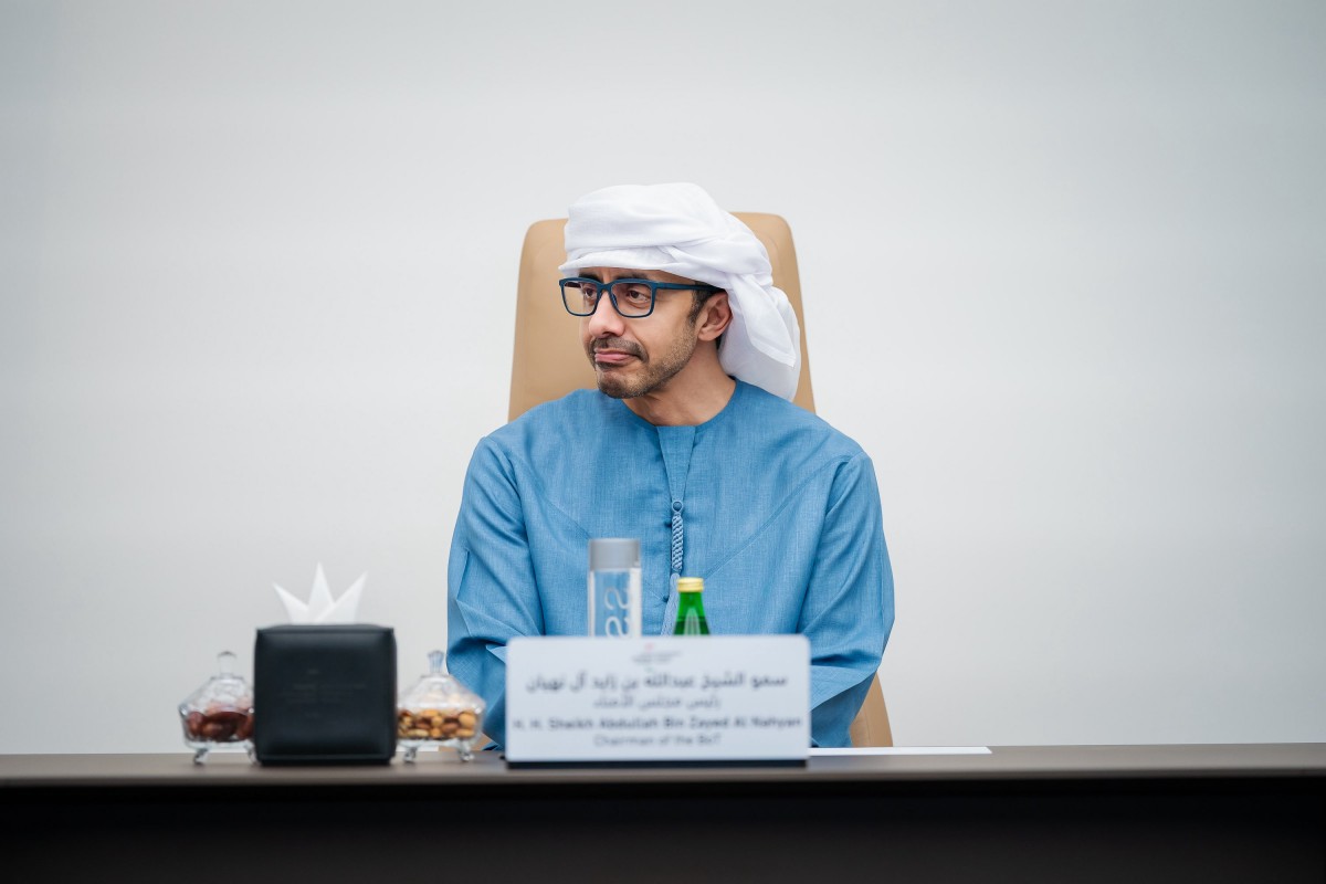 Ngoại trưởng Sheikh Abdullah bin Zayed Al Nahyan. Ảnh: Bộ Ngoại giao UAE