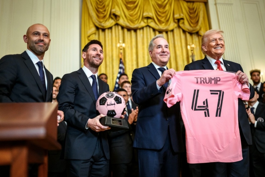 Tổng thống Trump gặp Lionel Messi tại Nhà Trắng