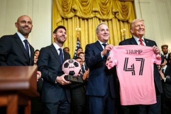 Tổng thống Trump gặp Lionel Messi tại Nhà Trắng