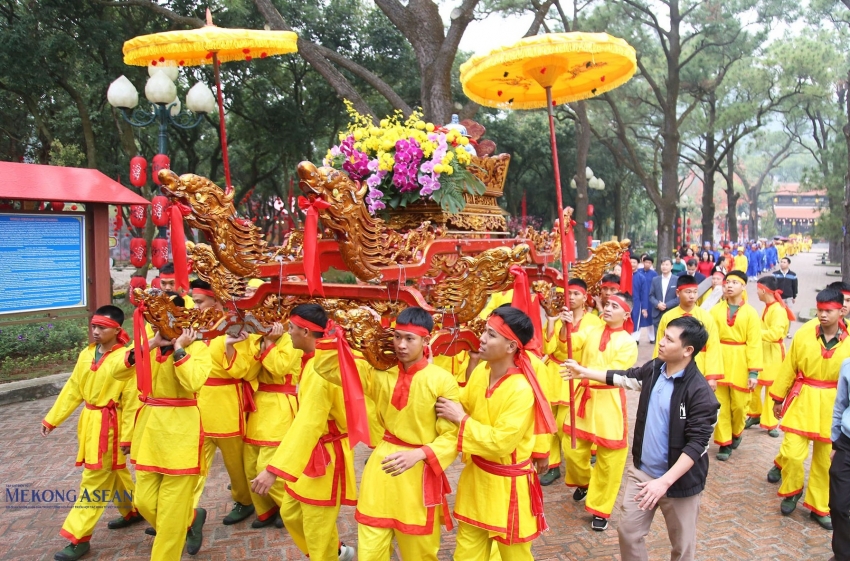 Trang trọng nghi lễ rước nước tại Côn Sơn - Kiếp Bạc ở Hải Phòng