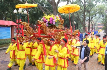 Trang trọng nghi lễ rước nước tại Côn Sơn - Kiếp Bạc ở Hải Phòng