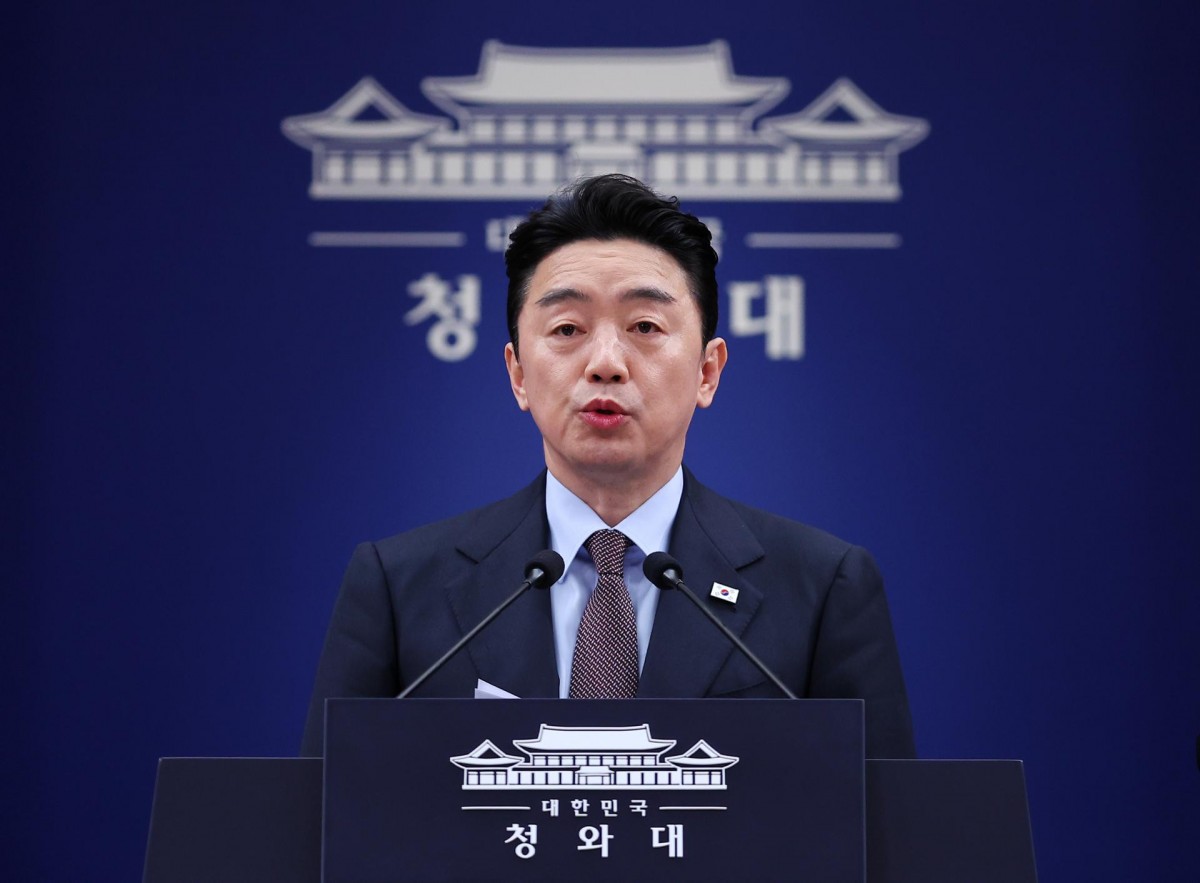 Chánh Văn phòng Tổng thống Hàn Quốc Kang Hoon Sik ngày 6/3. Ảnh: Yonhap