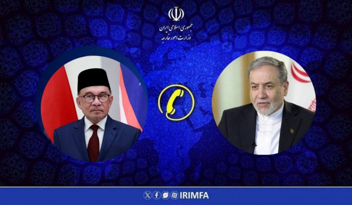 Thủ tướng Malaysia Anwar Ibrahim (trái) và Ngoại trưởng Iran Abbas Araghchi. Ảnh: Bộ Ngoại giao Iran