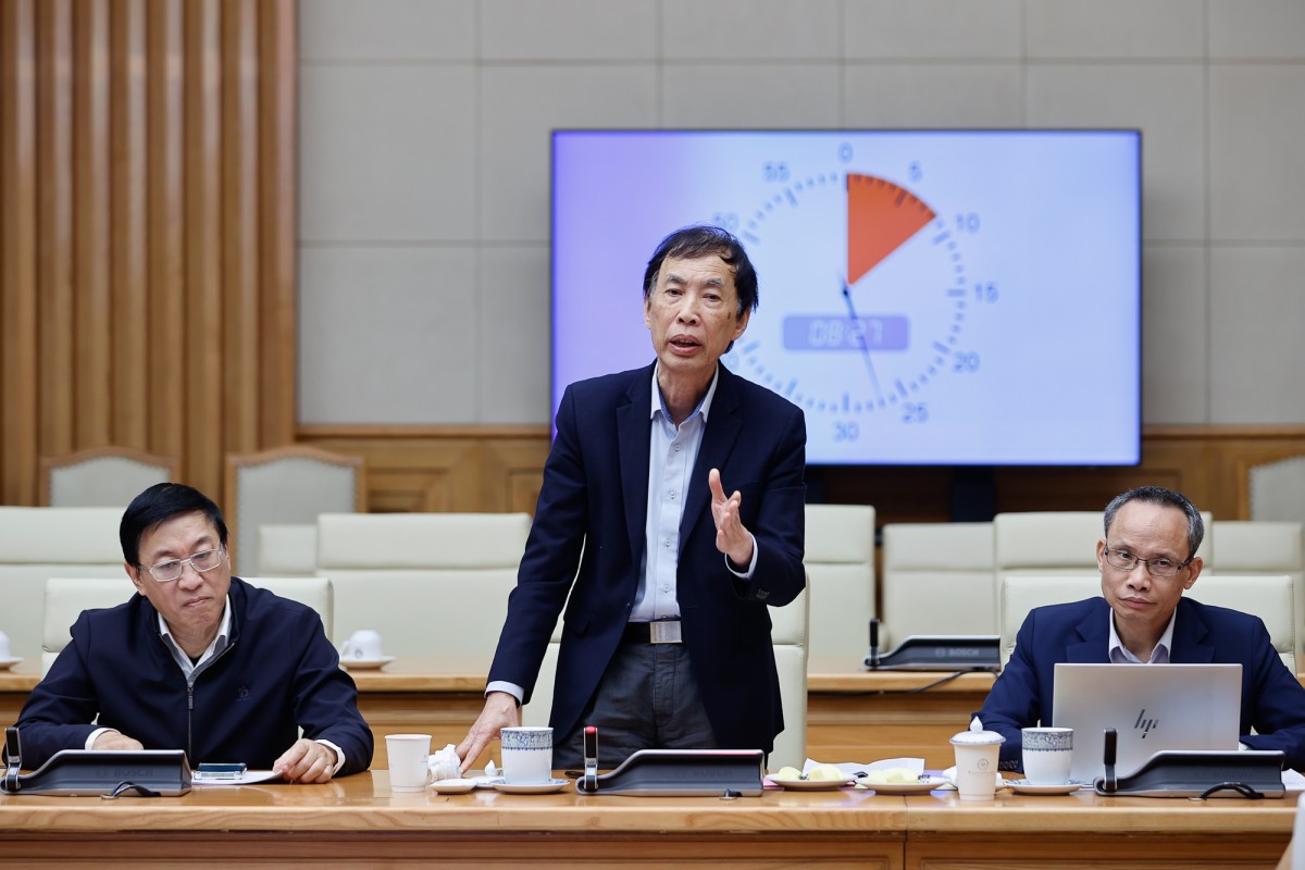 TS. Võ Trí Thành phát biểu. Ảnh: VGP.