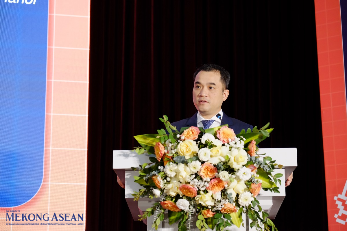 Phó Giám đốc Đại học Quốc gia Hà Nội Phạm Bảo Sơn. Ảnh: Tùng Dương/Mekong ASEAN