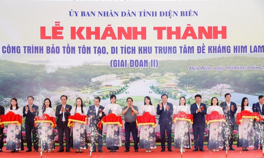 Điện Biên: Khánh thành dự án bảo tồn, tôn tạo di tích Him Lam