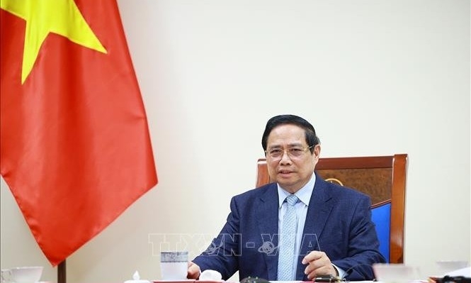 Thủ tướng Phạm Minh Chính điện đàm với Thủ tướng Kuwait