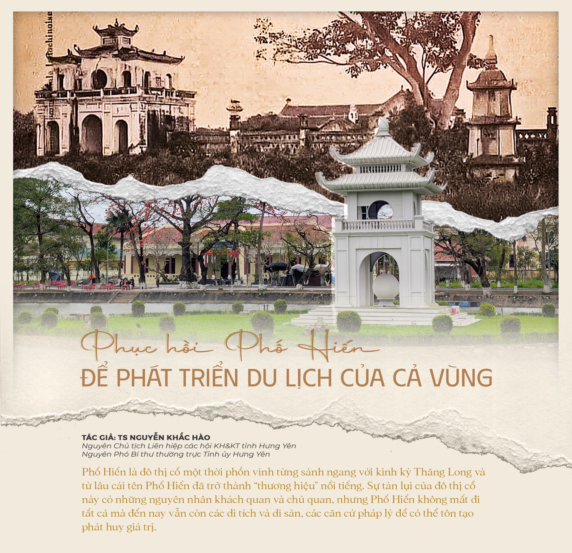 Phục hồi Phố Hiến để phát triển du lịch của cả vùng