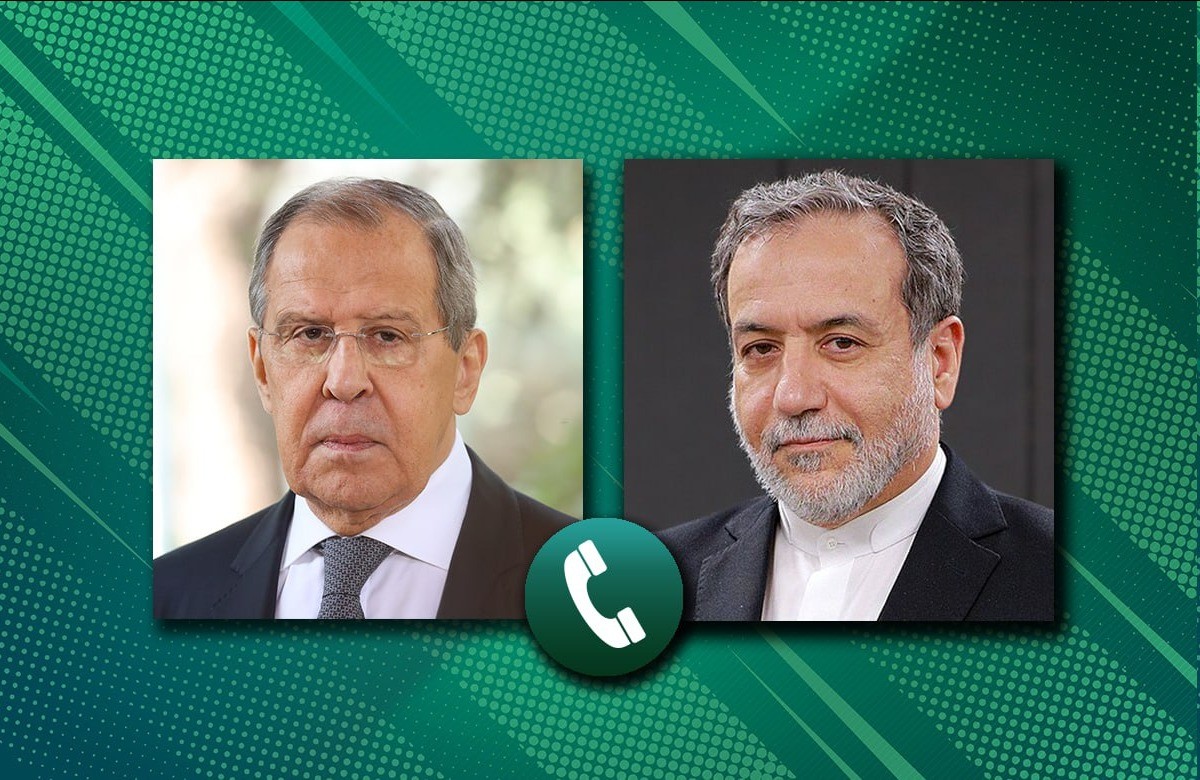 Ngoại trưởng Nga Sergey Lavrov (trái) và người đồng cấp Iran Abbas Araghchi. Ảnh: Bộ Ngoại giao Nga