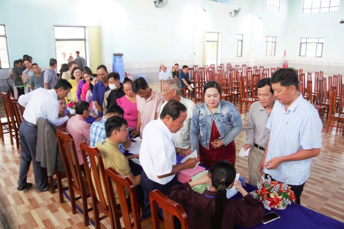 Rộn ràng không khí bầu cử tại địa đầu cực Nam Tổ quốc