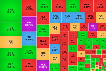 Cổ phiếu dầu khí tiếp tục giảm sâu, NVL tăng trần phiên thứ ba