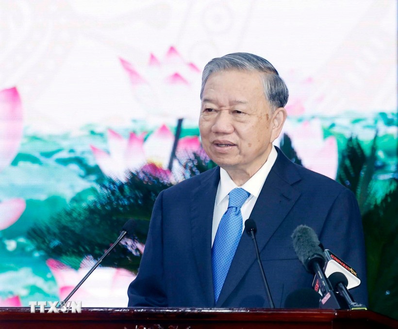 Tổng Bí thư Tô Lâm thăm, làm việc với Học viện Kỹ thuật quân sự