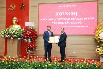 Ông Nguyễn Mạnh Quyền giữ chức Phó Bí thư Tỉnh ủy Hưng Yên