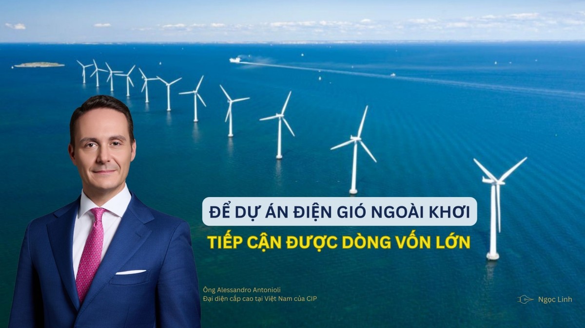 Điểm then chốt của điện gió ngoài khơi nằm ở khả năng huy động vốn