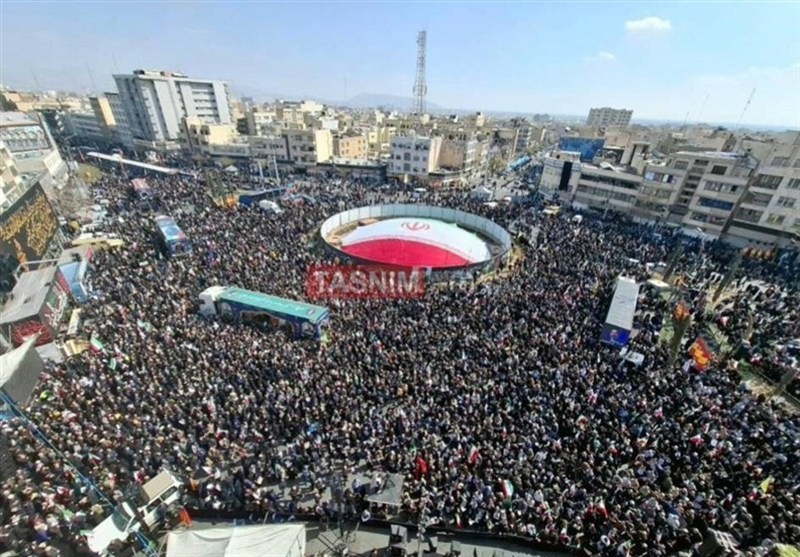 Tang lễ ngày 18/3 tại thủ đô Tehran. Ảnh: Tasnim