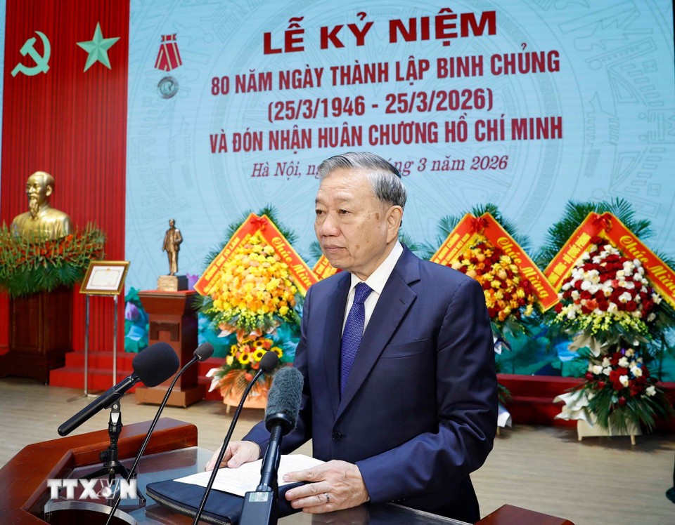 Tổng Bí thư Tô Lâm: Binh chủng Công binh tiếp tục phát huy truyền thống Mở đường thắng lợi