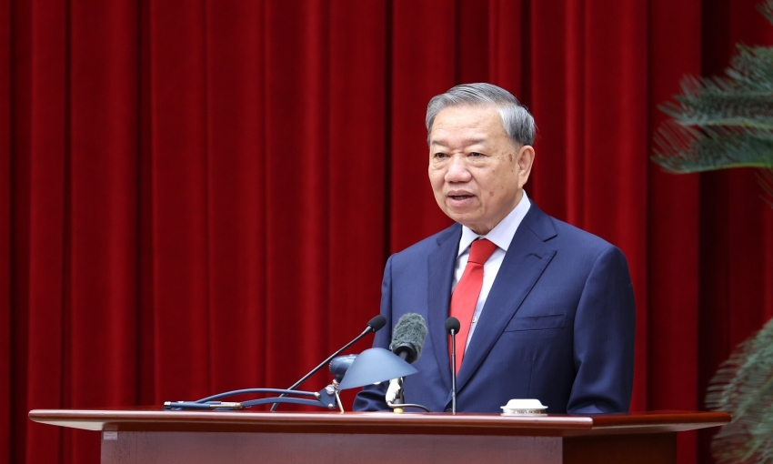 Tổng Bí thư Tô Lâm phát biểu khai mạc Hội nghị Trung ương 2 khoá XIV