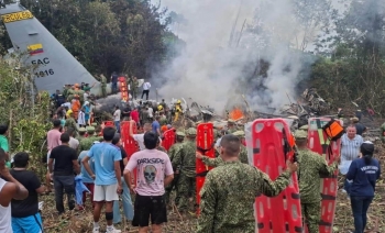 Rơi máy bay quân sự tại Colombia, ít nhất 66 người thiệt mạng