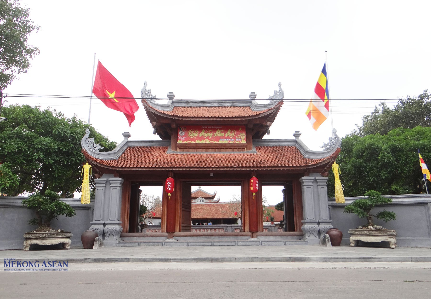 Cổng chùa Giám. Ảnh: Mekong ASEAN.