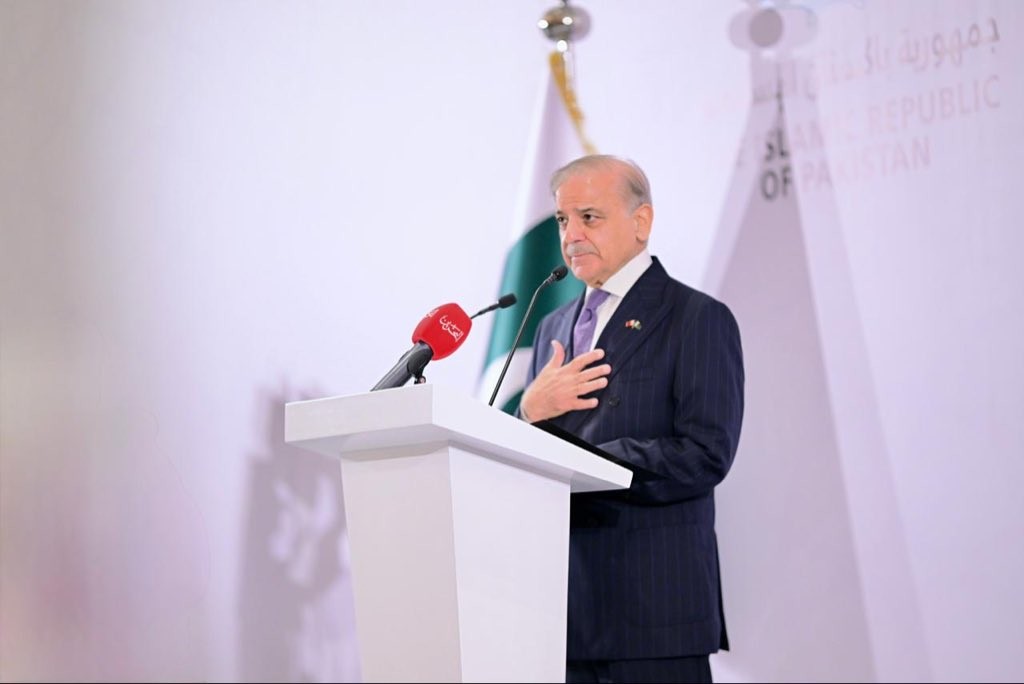 Thủ tướng Pakistan Shehbaz Sharif. Ảnh: X/@CMShehbaz
